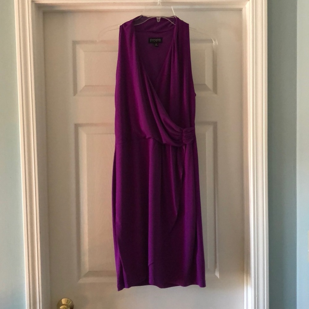 Beautiful elegant purple dress